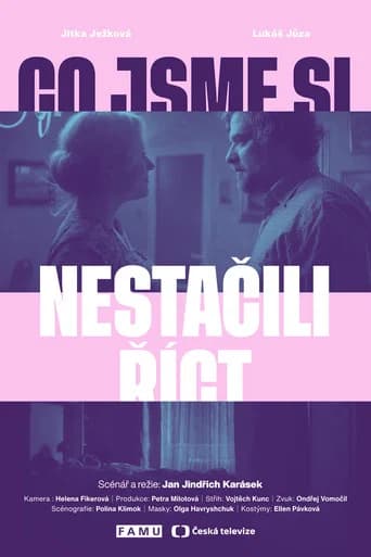 Co jsme si nestačili říct