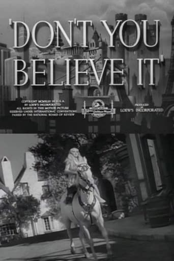 Don't You Believe It