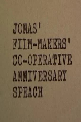 Jonas' Independence Speech at the Anniversary of the Filmmaker's Cooperative