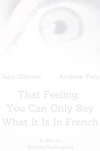 That Feeling, You Can Only Say What It Is in French
