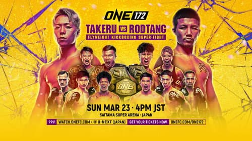 ONE 172: Takeru vs. Rodtang still