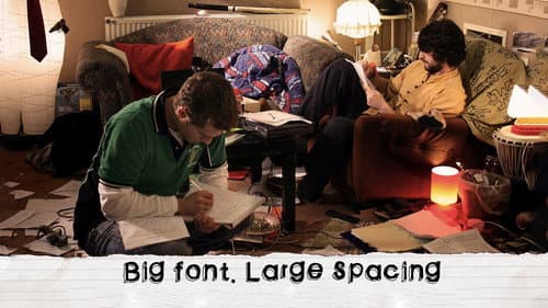 Big Font. Large Spacing still