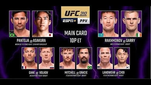 UFC 310: Pantoja vs. Asakura still