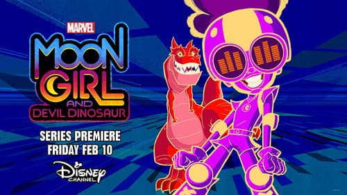 Marvel's Moon Girl and Devil Dinosaur still