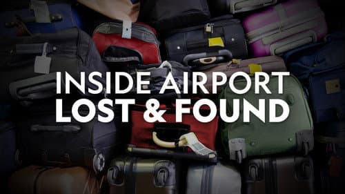 Inside Airport Lost & Found still