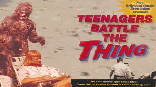 Teenagers Battle the Thing still
