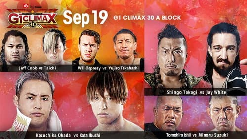 NJPW G1 Climax 30: Day 1 still