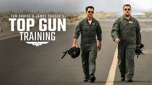 James Corden's Top Gun Training with Tom Cruise still