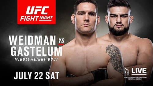 UFC on Fox 25: Weidman vs Gastelum still