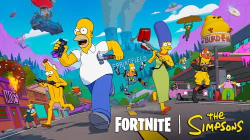 Fortnite x The Simpsons still