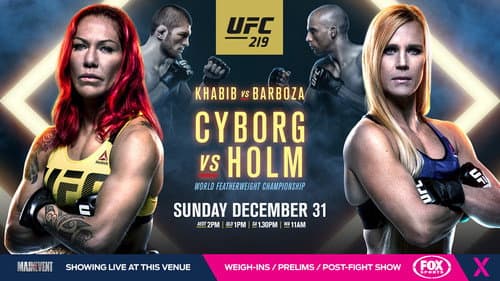 UFC 219: Cyborg vs. Holm still