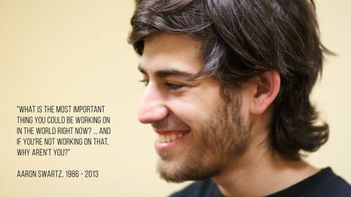 The Internet's Own Boy: The Story of Aaron Swartz still