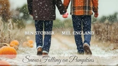 Snow Falling on Pumpkins still