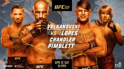 UFC 314: Volkanovski vs. Lopes still