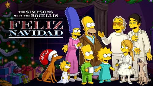 The Simpsons Meet the Bocellis in "Feliz Navidad" still