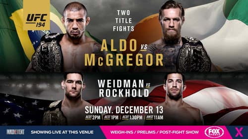 UFC 194: Aldo vs. McGregor still