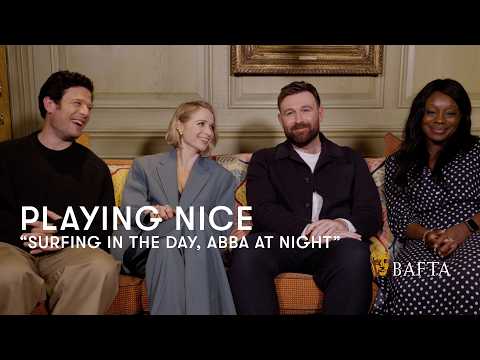 James Norton and the Playing Nice cast pretended to be ABBA in Cornwall | BAFTA