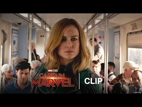 Carol Danvers VS Skrull Train Fight - Official Clip