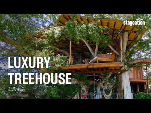 Inside Hawaii’s Most Luxurious Treehouse | Mahina Treehouse