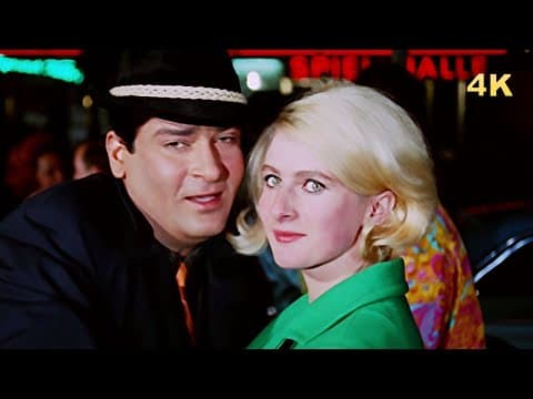 Aji Aisa Mauka Phir Kahan Milega 4K Quality | Mohammed Rafi | Shammi Kapoor | An Evening in Paris