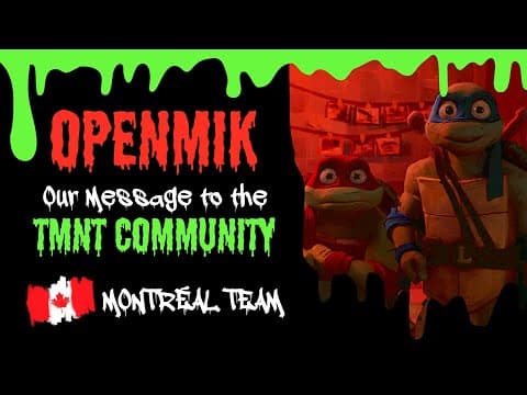 #OpenMik - Giving Mutants Life | Our Message to the TMNT community 💬