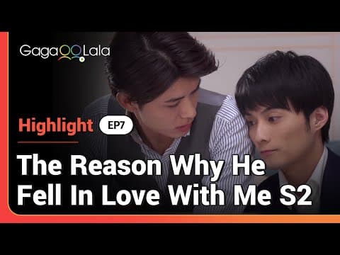 So happy to see Toru come to his terms with Ryo in "The Reason Why he Fell in Love with Me" S2🥰