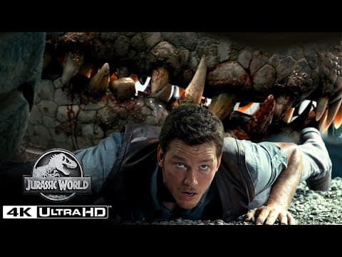 The Indominus Rex Escapes the Paddock in 4K HDR