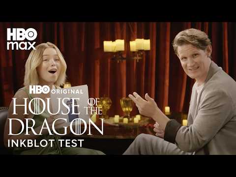 Matt Smith & Milly Alcock Try Taking An Inkblot Test