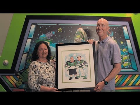 Disney World Cast Member Honors Buzz-loving Brother | Disney Parks Magical Christmas Day Parade