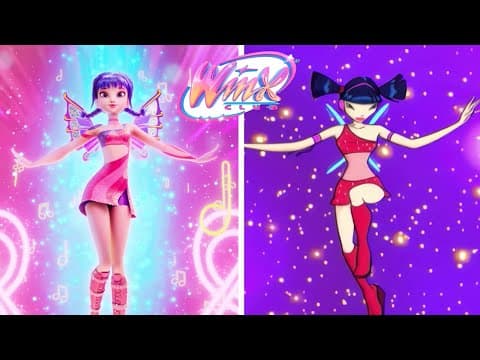 Musa's Transformation: original Season 1 vs. Reboot Side-by-Side | Winx Club Official