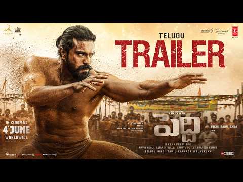 Peddi Official Trailer (Telugu) | Ram Charan | Janhvi Kapoor | A R Rahman | Buchi Babu Sana