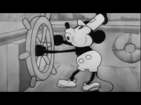 Steamboat Willie (1928) Walt Disney Animation Studio | Mickey Mouse cartoon