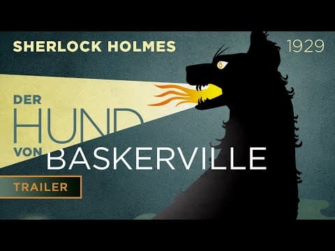 Der Hund von Baskerville (1929) - Trailer [HD]