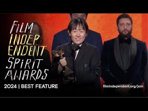 PAST LIVES wins BEST FEATURE at the 2024 Film Independent Spirit Awards