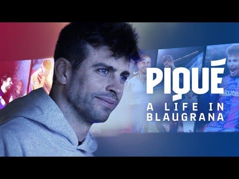 TEASER: GERARD PIQUÉ, A LIFE IN BLAUGRANA | PREMIERE MARCH 25TH 🔵🔴