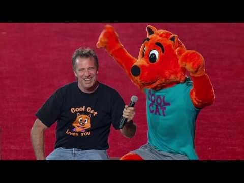 Butch the Bully sees Cool Cat on TV
