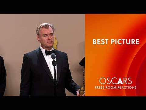 Best Picture | Oscars 2024 Press Room Speech