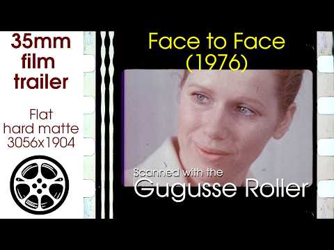 Face to Face (1976) 35mm film movie trailer scan, flat hard matte,3056x1904