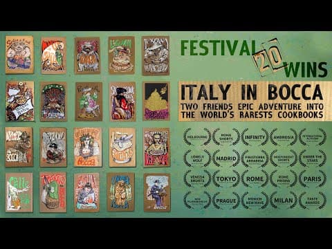 In Bocca Trailer: The worlds craziest cookbooks from Italy.