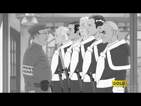 GOLD HD UK Dad's Army Animated Christmas Special Advert 2023🎄