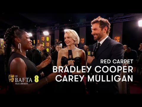 Maestro's Carey Mulligan and Bradley Cooper on receiving honest feedback | EE BAFTA Film Awards 2024