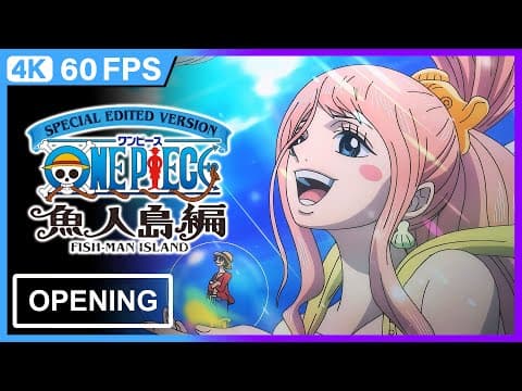 One Piece Log: Fish-Man Island Saga Opening | 4K | 60FPS | Creditless |