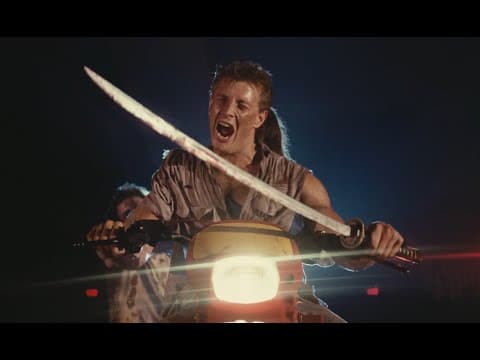 Demons (1985) Dirtbike and Katana