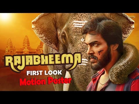 Rajabheema (2022) Hindi Dubbed Movie Motion Poster | Arav, Ashima Narwal, Yashika Aannand