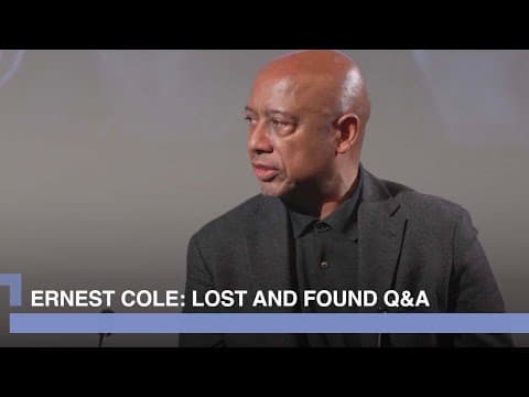 Raoul Peck on Ernest Cole: Lost and Found | BFI Q&A