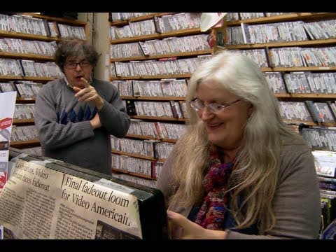 AT THE VIDEO STORE: Meet Barry and Anne Solan