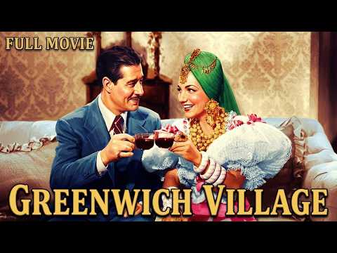 ⭐ Greenwich Village (1944) Full Movie | Don Ameche, Carmen Miranda | Musical Comedy | Public Domain