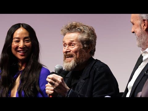 Kent Jones, Willem Dafoe, Greta Lee & Edmund Donovan on Late Fame