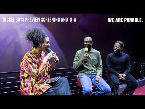 We Are Parable present: NICKEL BOYS preview screening and Q+A at BFI IMAX