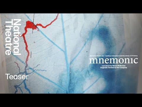 Mnemonic | Teaser Trailer | National Theatre